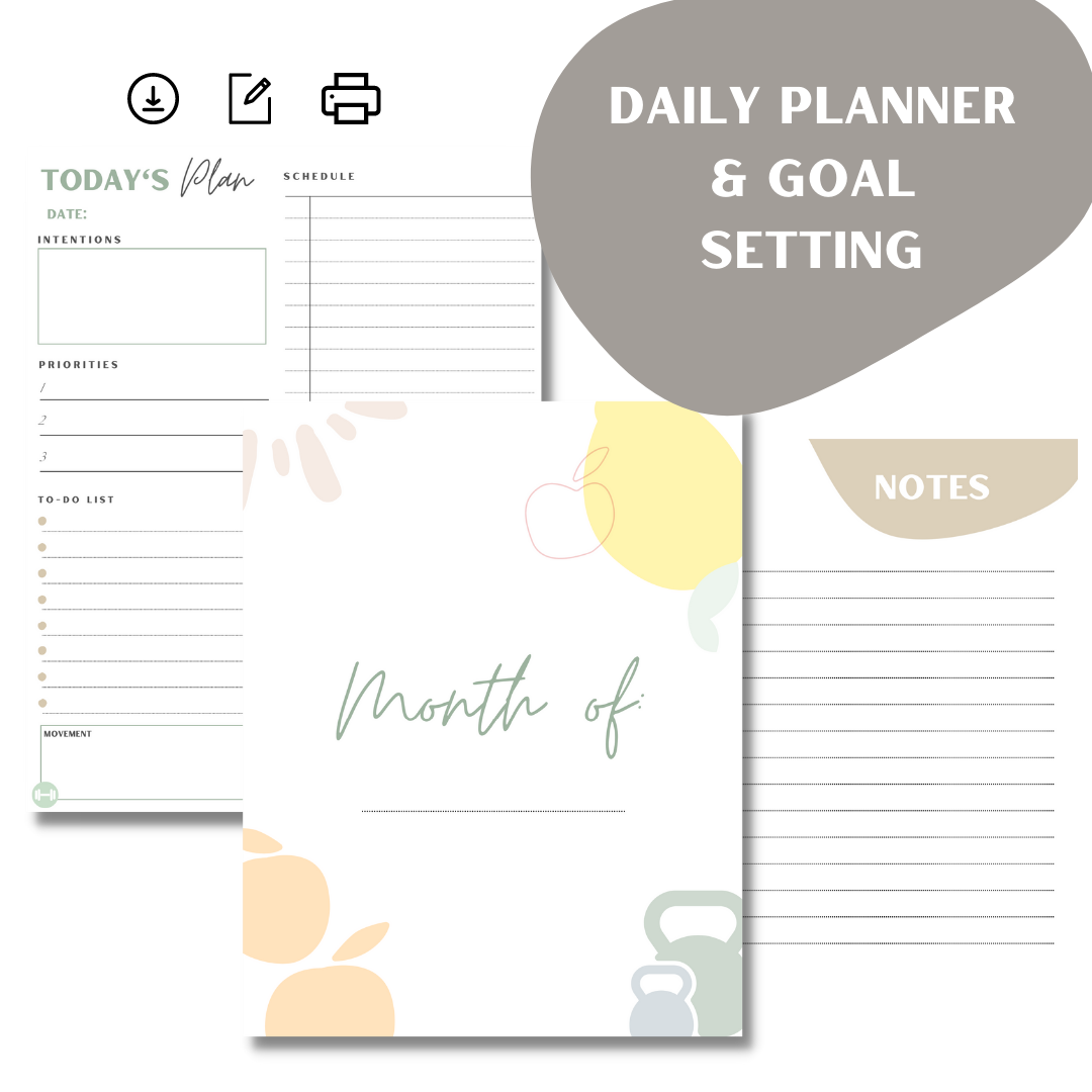 Simple Daily & Weekly Planner - for your mental well-being and keeping sh*t organized